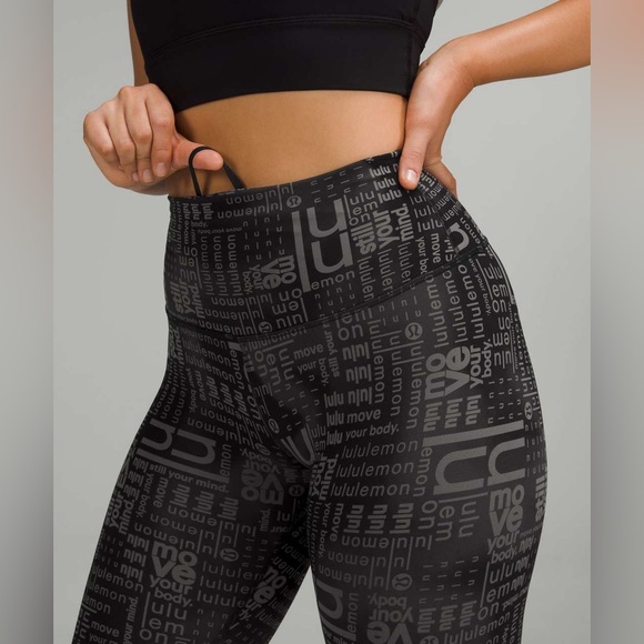 Lululemon Wunder Train High-Rise Tight 25" Leggings 
Lululemon Ombre Black Multi - Picture 6 of 15